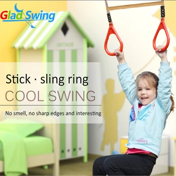 Vnútorné a Vonkajšie Deti Deti Gymnastika Krúžky Swing Pull-ups Fitness Vybavenie