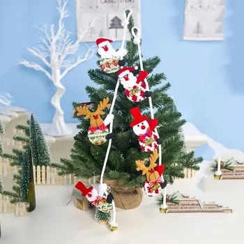 Santa Claus Snehuliak, Vianočný Strom Visí Ozdoby Skrine, Dvere, Okenné Dekorácie