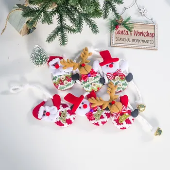 Santa Claus Snehuliak, Vianočný Strom Visí Ozdoby Skrine, Dvere, Okenné Dekorácie