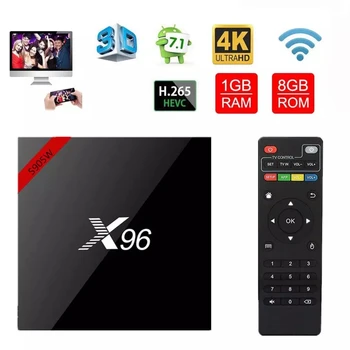 X96 X96W Android 7.1 TV Box WiFi S905W smart tv box android 2GB ram Quad Core Set-top Box tvbox 4K Media Player X 96 set-top-box