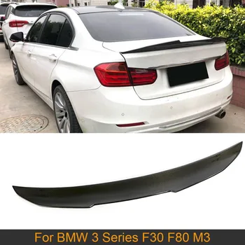 Carbon Fiber Zadný Kufor Spojler Krídlo pre BMW 3 Seriens F30 F80 M3 2013 - 2019 Auto Zadný Kufor Boot Pery Spojler Krídlo
