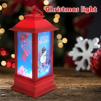 Vianočné LED Farebné Svetlo Santa Claus Vianočný Stromček, Snehuliak Vzor Svietidlá Nočné Svetlo Dekorácie Maják OCT99
