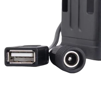 Požičovňa bicyklov Batérie Prípade Nepremokavé USB 8.4 V Batériou Box vhodný pre 4 x 18650 Batérie SAL99