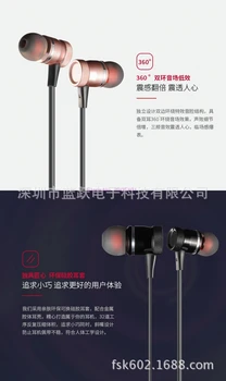 50pcs LY-11 Kovové Športové Bluetooth Slúchadlá SweatProof Slúchadlá Magnetické Slúchadlo Bezdrôtové Stereo Headset pre Mobilný Telefón