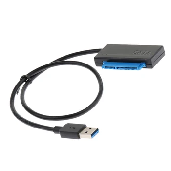 USB 3.0 pre SATA III Pevný Disk Adaptér Converter Kábel, Káble fit 2.5