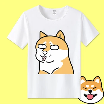 2018 doge T Shirt Mužov Vtipné Krátke Sleeve T-shirt Psa Cosplay Tričko Anime Nové Pohodlné pánske Oblečenie, Topy Tees