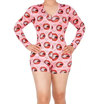 Ženy Kombinézu 2020 Bežné Long Sleeve Domov Nosiť Slim Fit Jumsuit Sexy Sleepwear Lete Lady Kombinézu Odev Spánku Nosenie PJ