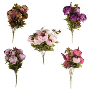 . Najpredávanejšie Umelé Kvety, Kytice Slnko Folower Slnečnice Pre Domáce Dekorácie, Svadobné Dekorácie