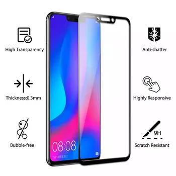 Prípad Pre Huawei P Smart Plus Psmart 2019 Úplné Pokrytie Tvrdeného Skla na Obrazovku Telefónu Česť S Smar Tremp Bezpečnosti Film 9h