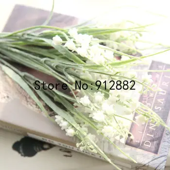 Umelé prašnom Malá lily of the valley domov Kvetinová výzdoba ,svadobný stôl, projektovanie ,wholesales