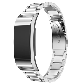 Móda Nehrdzavejúcej ocele watchband pre Fitbit Poplatok 2 smart kovový náramok Náramok príslušenstvo pásma pre Fitbit Poplatok 2 hodinky