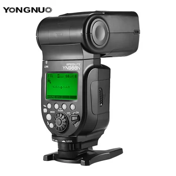 YONGNUO YN968N Bezdrôtový Blesk Speedlite TTL 1/8000 Vybavená LED Svetlo pre Canon, Nikon DSLR Kompatibilný s YN622N YN560