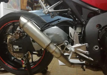 Pre Akrapovic výfukových motocykel šál Tlmič uniknúť moto Nerezové výfukové potrubie PRE honda nc700x suzuki gladius xmax 300
