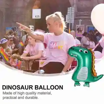 Kreatívne Hliníková Fólia Dinosaura Strany Balón Nastaviť Narodeniny Dekorácie Dinosaur World Jungle Prívesok