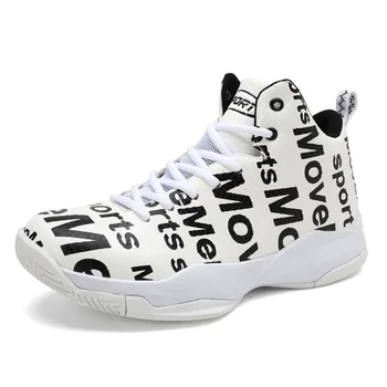Pánske basketbalové topánky pánske street basketbal kultúry športová obuv vysoko kvalitné športové topánky MD podrážka veľkosť basketbal shoes46