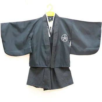 2019 nové národné trendy japonský chlapci kimono župan tradičné deti yukata Swordmen Yukata Dieťa Fáze Výkonu Cosplay