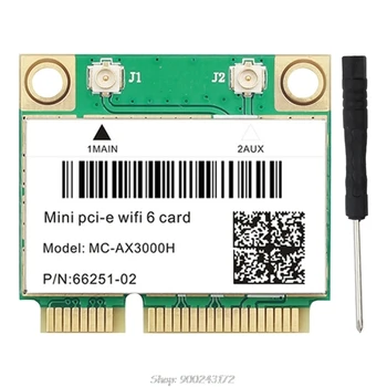 Univerzálny WiFi 6 AX200 Bezdrôtovú Kartu, 2.4 G + 5G Dual Band Mini PCI-E Rozhranie D17 20 Dropship