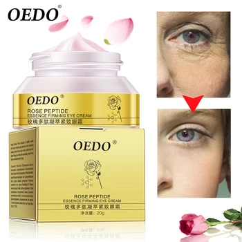 OEDO Rose Peptid Anti-Opuchy temný Kruh Odstraňovač Anti-Aging Eye Vráskam Opravy Spevnenie Očné Krémy pre Starostlivosť o Pleť