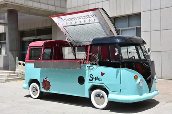 Elektrický street mobile vonkajšie potravín trailer potravín stánok rýchleho občerstvenia predajné auto