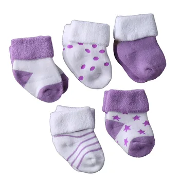 5Pairs/veľa Dieťa Baby Ponožky Baby Roztomilé Ponožky Pre Dievčatá Bavlna Anti-slip Novorodenca Cartoon Chlapca, Batoľa Ponožky Pre detské Ponožky