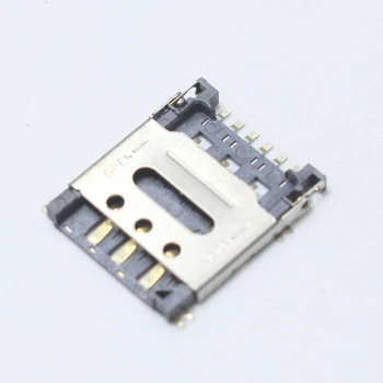 1pcs Nano-SIM 6Pin konektor Mini Card Zatlačte Konektor Typu Pozlátené 2*3Pin Nano sim Konektor Zásuvka