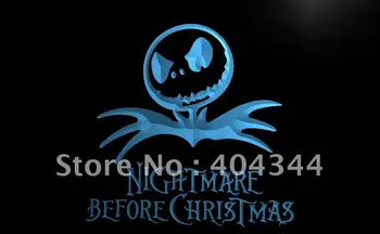 LC055 - nočná mora Pred Vianocami NBC LED, Neónové Svetlo, Prihláste domova remeslá