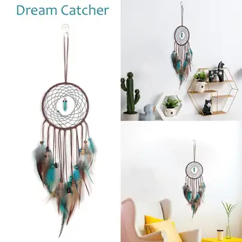 Dream catcher Led Ručné Dreamcatcher Perie Nočné Svetlo sen lapače Stene Visí Doma Miestnosti dekorácie #CO