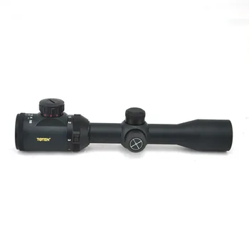 TOTEN 1.5-5x32 Široký Uhol Airsoft Riflescope Krížik Dot Červená/Zelená Osvetlené Optika Pre Lov zväčšovacie sklo