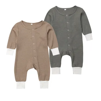 Móda Roztomilé Dieťa Dievča Chlapci Cardigan Remienky Jumpsuit Bavlna Topy Oblečenie, Oblečenie Novorodenca Batoľa 0-18 M Deti Oblečenie
