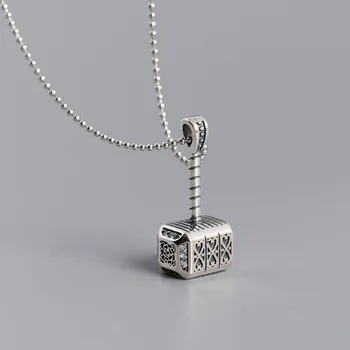 LATS 925 Sterling Silver Kladivo Náhrdelník Prívesok pre Ženy 2020 Módne Šperky, Doplnky, Darčeky