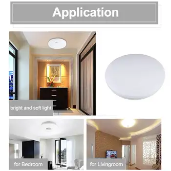Ľudské Indukčné LED Stropné svietidlo 12W/18W/24W Moderné Led Stropné Svietidlo pre Obývacia Izba Povrchovú montáž Led Stropné Osvetlenie
