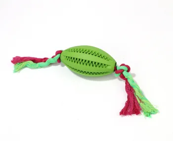 Nový typ pet nosenie lano gumová lopta hračky nosenie lano loptu uloženie stoličiek čistiť zuby Rugby cat dog bite hračky hračka pre psa
