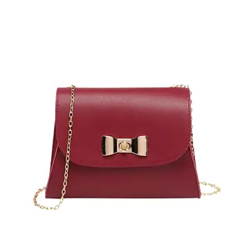 Ženské PU kožené taška cez rameno, červená mini taška módne kabelky vonkajšie voľný program messenger taška