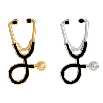 Stetoskop Brošňa Kolíky Sestra Šperky Lekárske Šperky Lekár Darček Štúdia Darček