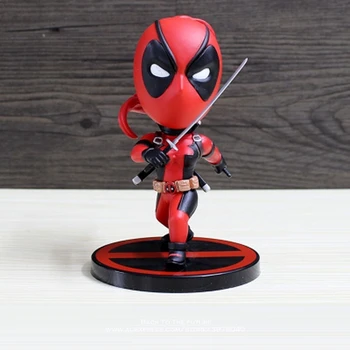 Disney, Marvel X Muži spider Deadpool Lady 13 cm Akcia Obrázok Anime Mini bábiky, Dekorácie PVC Zber Figúrka Toy model darček