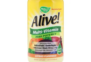 Nažive! liquid multivitamin, najsilnejší, citrusov, (900 ml)