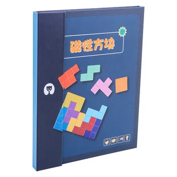 Skladacie Tetris Drevená Hračka Skladačka Puzzle Dosky Nastaviť Farebné Dieťa Montessori Vzdelávacie Hračky pre Deti, Učenie, Rozvoj Hračka