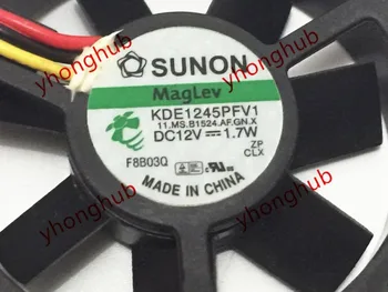SUNON KDE1245PFV1 11.PANI.B1524.AF.GN.X DC 12V 1.7 W 45x45x10mm Server Chladiaci Ventilátor 3-Wire