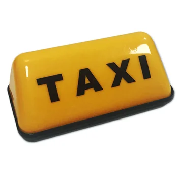 Auto Universal signalizačná kontrolka ABS Taxi Top Svetelný Indikátor Kabíny Nepremokavé 12V Príslušenstvo COB Led Svetlé Strechy Prihlásiť