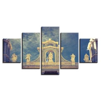 5 Kusov Plagát HD Vytlačené Náboženstvo Obrázok Budovy Scenérie Obrázok na Stenu umeleckou Výzdobou Domov Spálňa Modulárny Maliarske Plátno