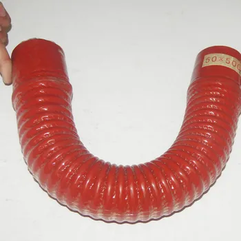 Ru5 silikónové hadice intercooler kremíka turbo hadica silikónová príjem hadice Vlnité rúry s oceľový drôt s vnútorným priemerom 38-65mm