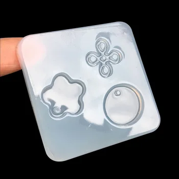 1pcs UV Živice Šperky Kvapalné Silikónové Formy Shell Motýľ Sakura Silikónové Živice Škatuľky Na Šperky DIY Premiešať Zdobiť