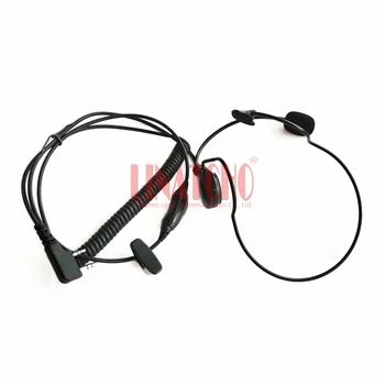 Za krku motocykel službu PTT používať taktické headset 2 pin pre baofeng wouxun walkie talkie