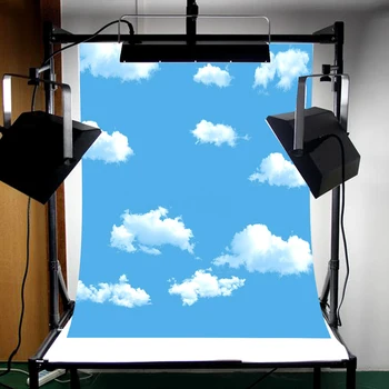 5x7FT Blue Sky Cloud vinyl Fotografie Pozadie Fotografie pozadí Prop Pre Štúdio