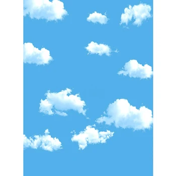 5x7FT Blue Sky Cloud vinyl Fotografie Pozadie Fotografie pozadí Prop Pre Štúdio