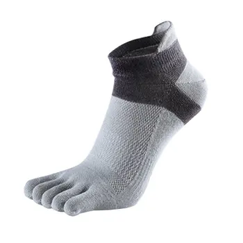 Mužov Ponožky Chlapci Bavlny Prst Priedušná Päť Prst Ponožky Čisté Ponožky