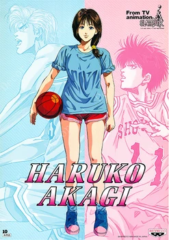 SLAM DUNK Japonsko Kreslené Basketbal Chlapec Anime Comic Plátno na Maľovanie Vintage Kraft Plagát Potiahnuté Stenu, Nálepky Domova Darček