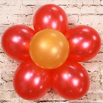 12PCS Roztomilý Plastové Balón Klip Slivkové Kvety Pracky Arch Vzduchu Balón Pevné Zdobia Svorka Zložky Narodeninovej Party Dodávky