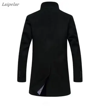 Horúce jesenné a zimné pánske sako kabát Business bunda kabát Windbreaker farbou Slim rýchle dodanie Laipelar