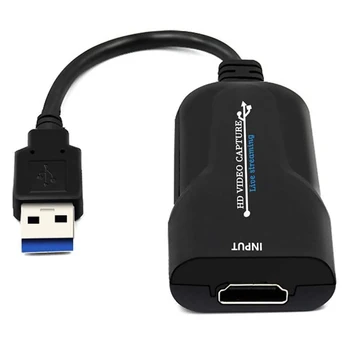 USB 3.0 HDMI Hra Zachytiť Kartu Prenosné 1080P placa de video Spoľahlivé vysielanie Adaptér Pre Živé Vysielanie Nahrávanie Videa